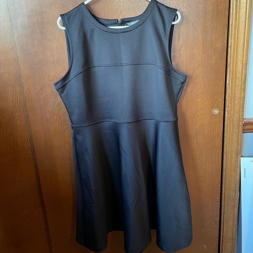 Simple formal black dress